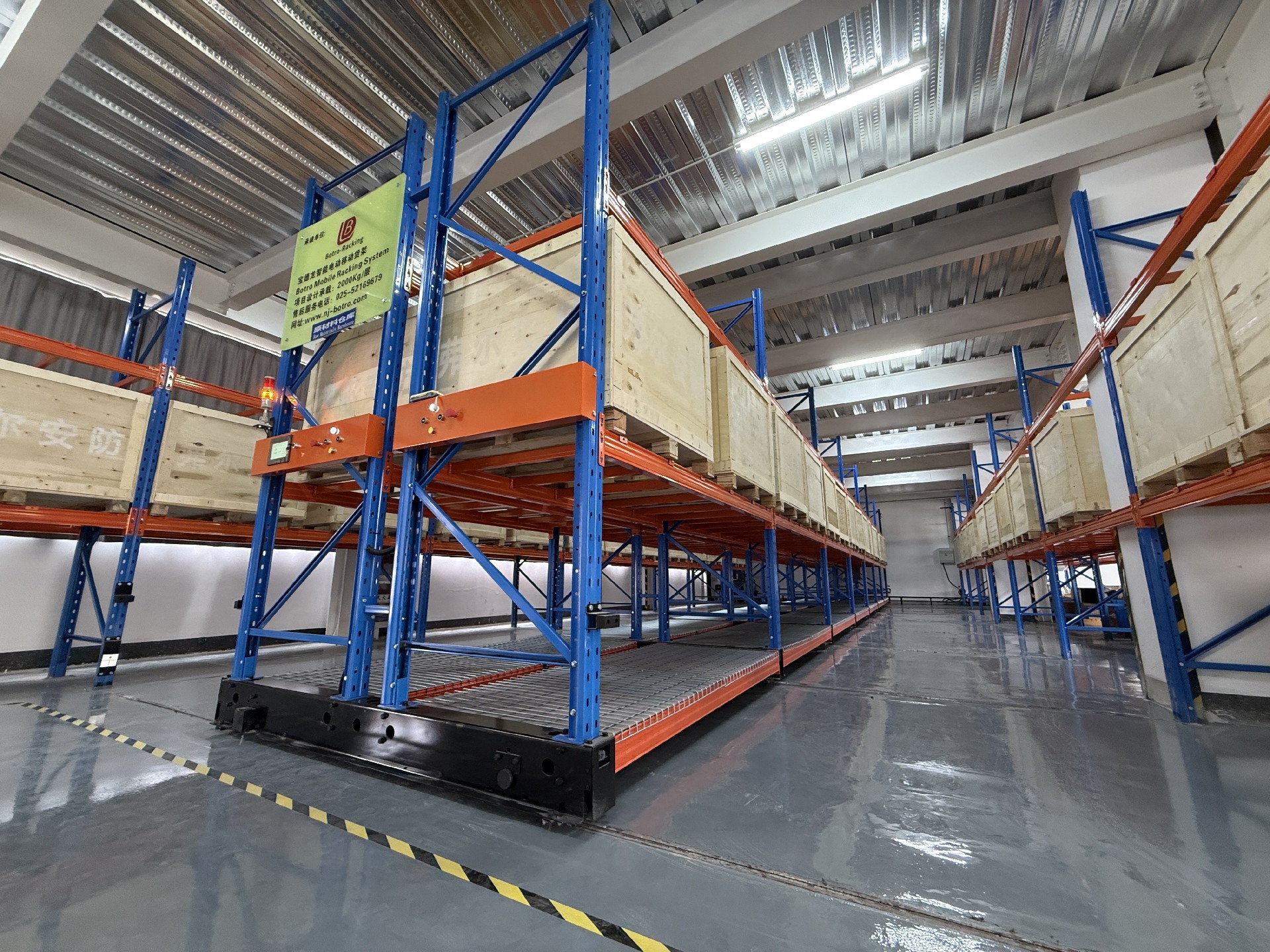 Modular Design of Botroracking Mobile Racking System: Dramatically Shorten Installation Cycles